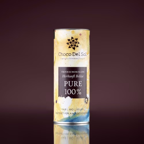 Bean-to-Bar Trinkschokolade 100 Prozent Bio von Choco Del Sol Produktbild