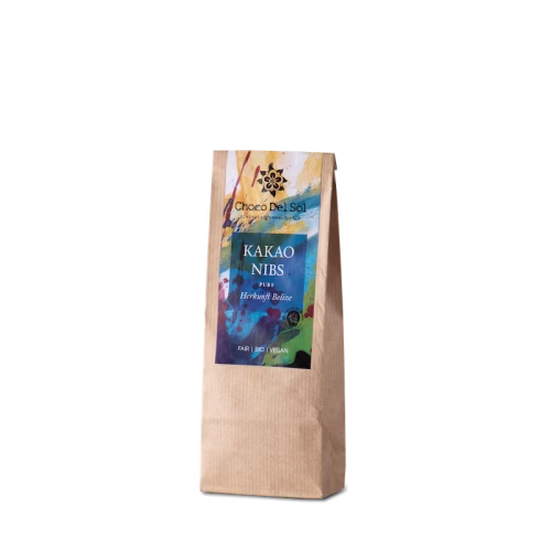 Bean-to-Bar Kakaonibs geröstet Bio von Choco Del Sol Produktbild