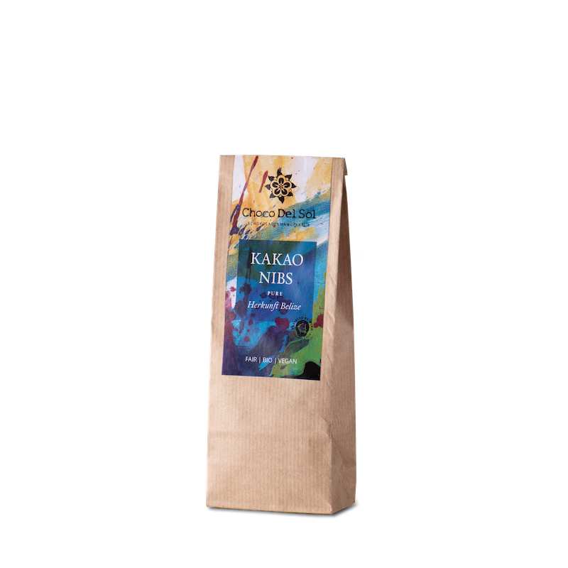 Bean-to-Bar Kakaonibs geröstet Bio von Choco Del Sol Produktbild