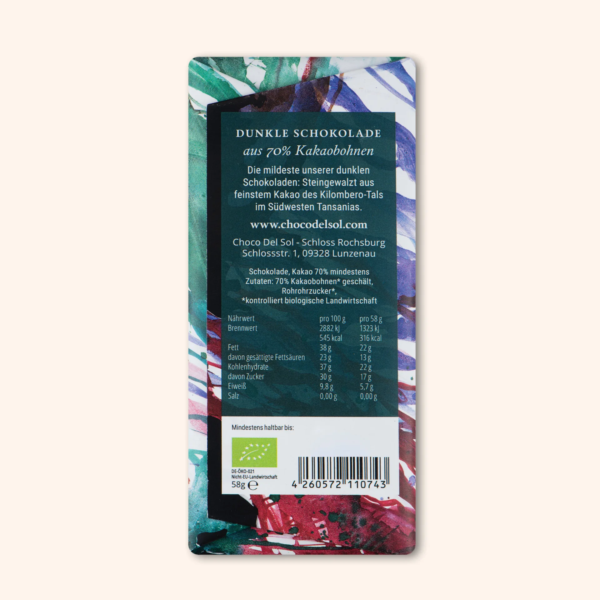 Pure 70% - Vegane Bioschokolade* – Bild 2