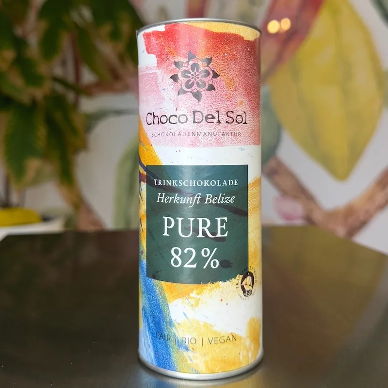 Trinkschokolade Pure 82%* – Bild 2
