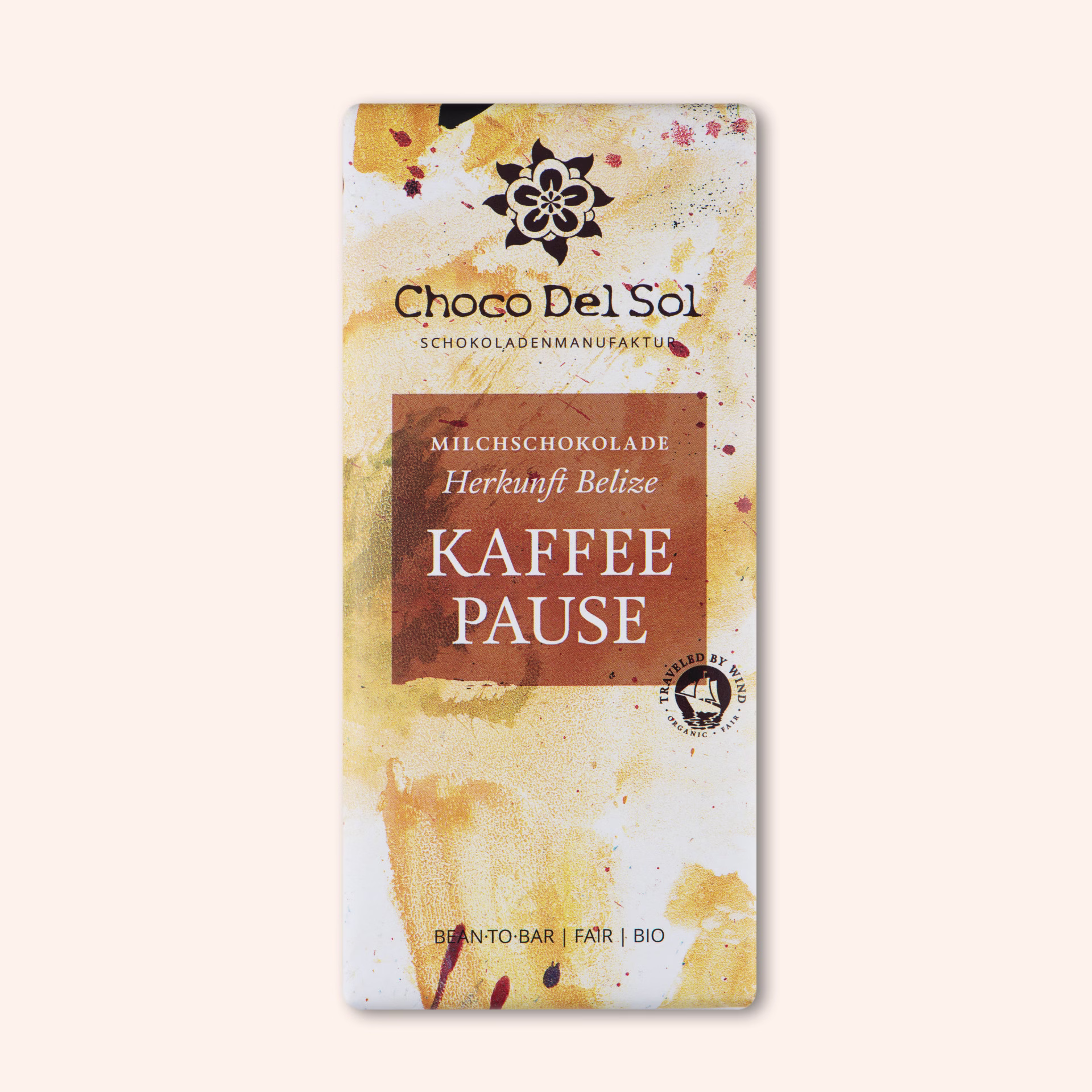 Bean-to-Bar Schokolade Kaffee Milch Bio von Choco Del Sol Produktbild