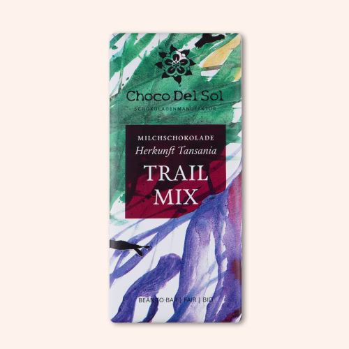 Bean-to-Bar Schokolade Trail Mix Bio von Choco Del Sol Produktbild