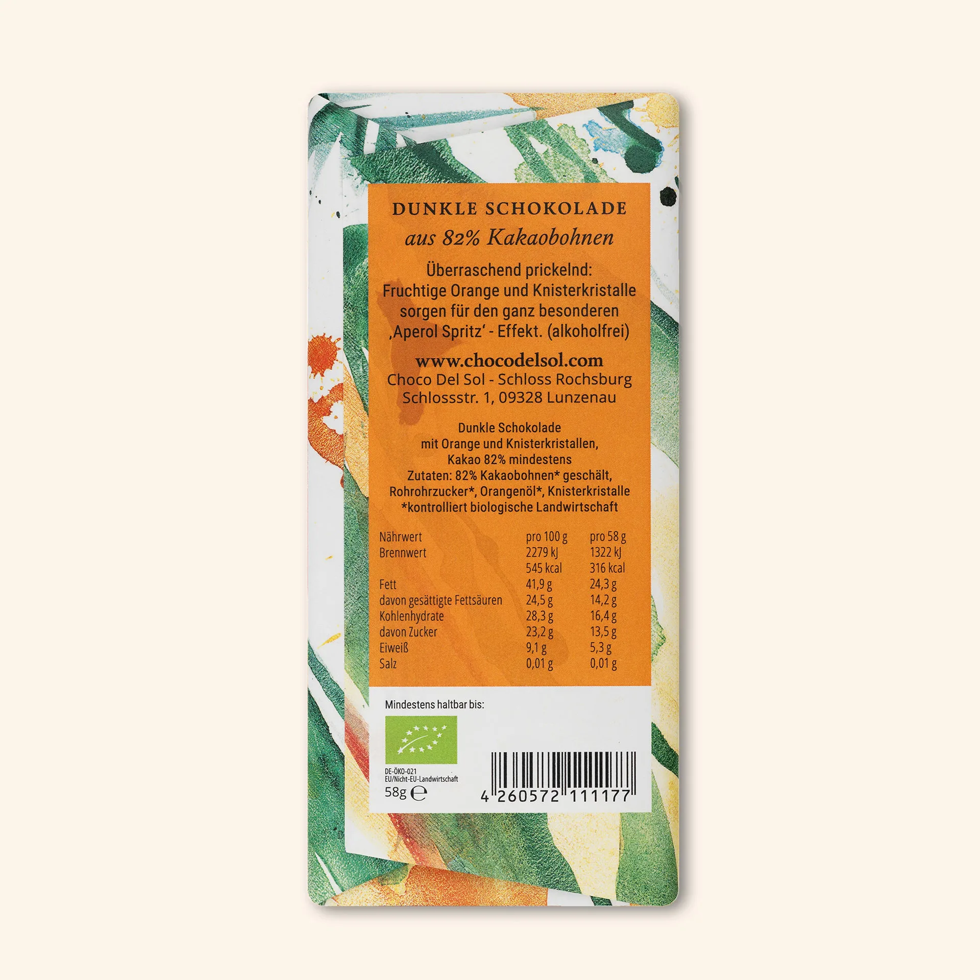 Orange Spritz - Bio Schokolade* – Bild 2