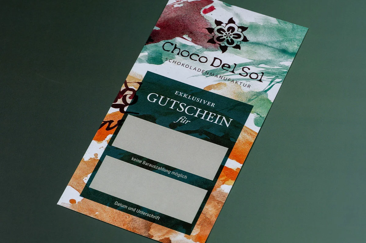 Geschenkgutschein von Choco Del Sol